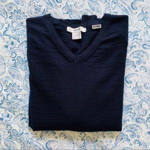 Abacus Golf 100% Fine Milano Wool Navy Sweater